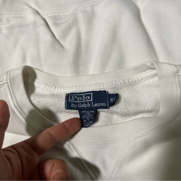 Polo by Ralph Lauren Men's White Sweater - Picture 2 of 4